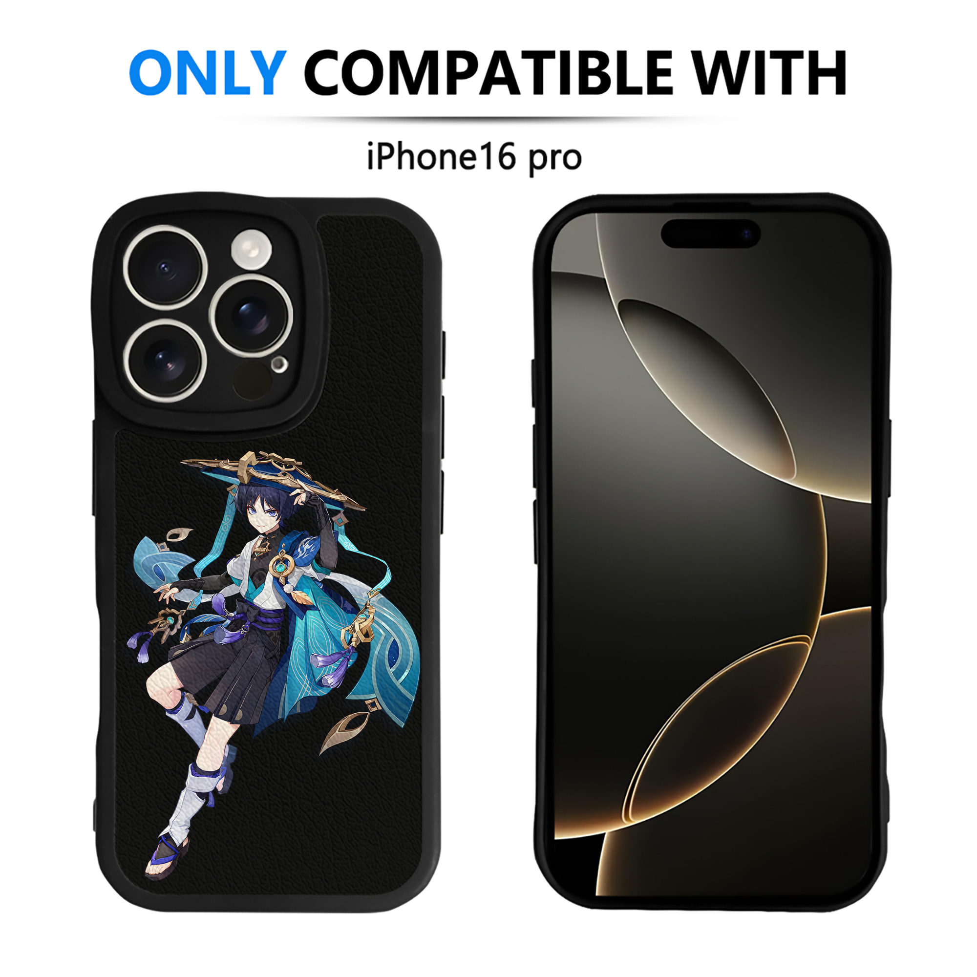 げんし神 さんペい genshin Sanpei 【iPhone 16シリーズ対応】シリコンスマホケース（レザー調） 材質：シリコン
